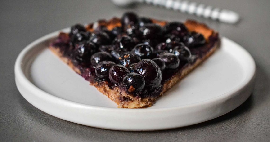 Tarte végétale aux myrtilles | ©Yood (Good food good mood for you)