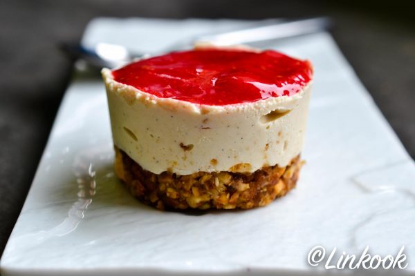 Cheesecake sans cuisson vegan & sans gluten | ©Yood (Good food good mood for you)