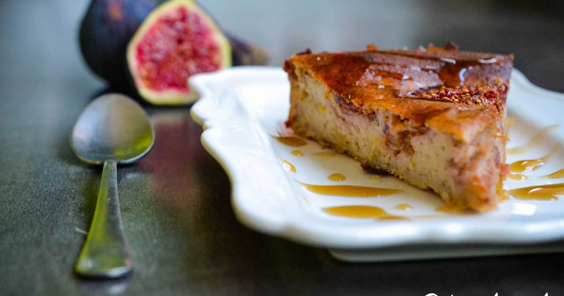 Clafoutis citron figues vegan & sans gluten | ©Yood (Good food good mood for you)