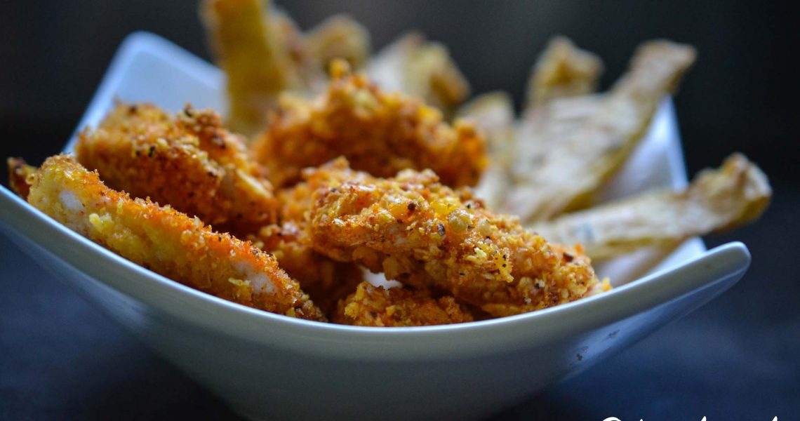Croustillants de poulet au four façon nuggets | ©Yood (Good food good mood for you)