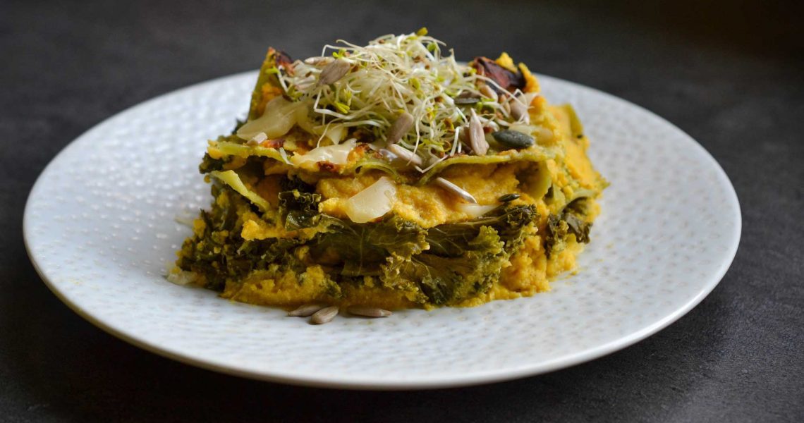 Lasagnes légères de courge & kale | ©Yood (Good food good mood for you)