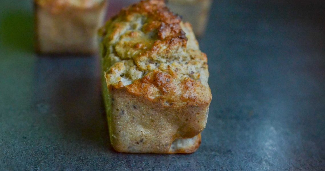 Mini banana bread sportif à la poire | ©Yood (Good food good mood for you)