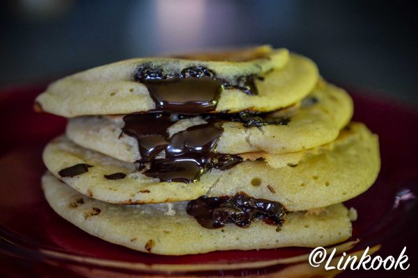 Pancakes vegan fourrés au chocolat | ©Yood (Good food good mood for you)
