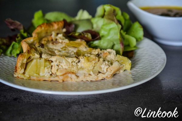 Quiche aux poireaux vegan & sans lactose | ©Yood (Good food good mood for you)