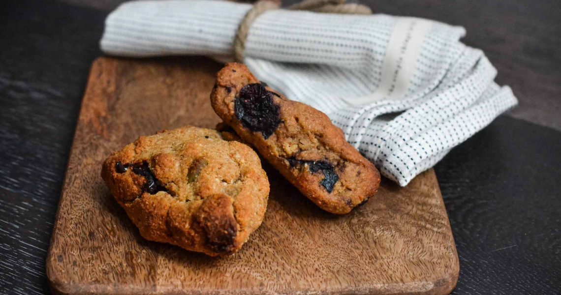 Scones aux myrtilles vegan & sans gluten | ©Yood (Good food good mood for you)