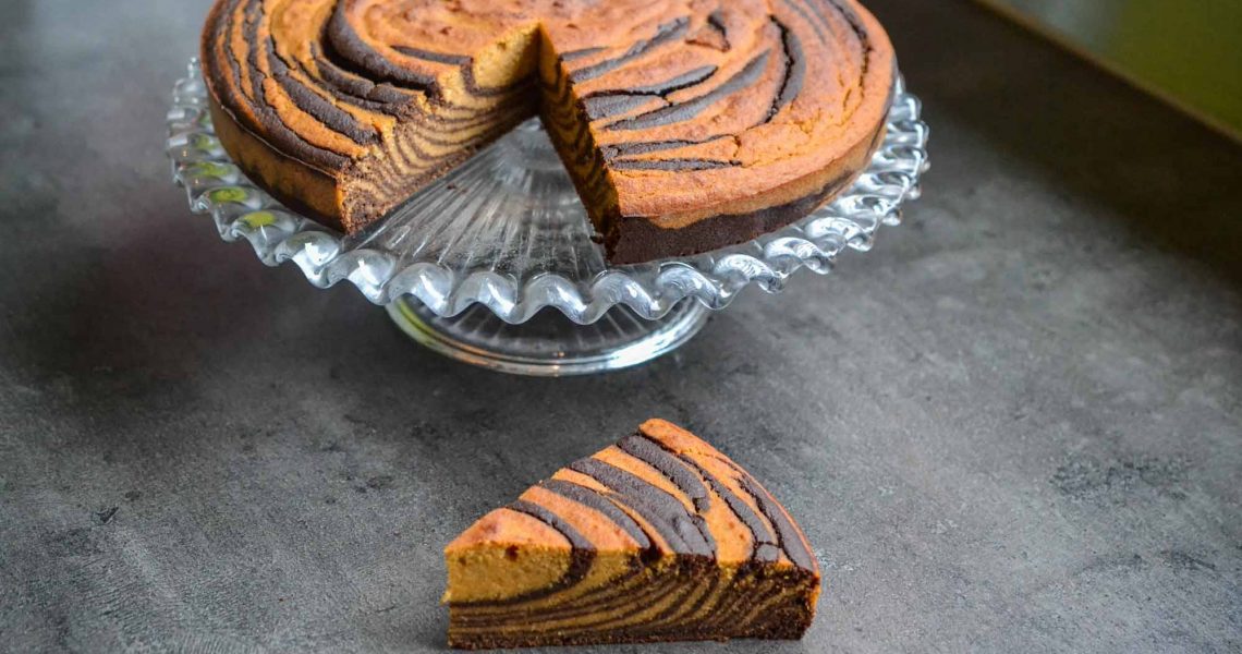 Tiger cake végétalien & sans gluten | ©Yood (Good food good mood for you)